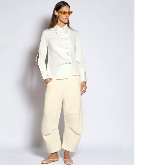 Roucha Pants - ROUCHA Pants Women’s Penn Sweatpants in Ecru Ivory Size A (US S)